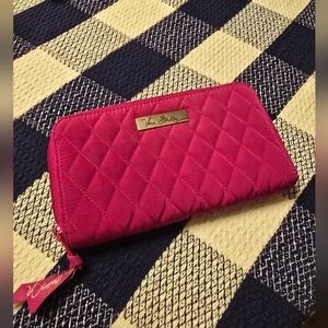 Vera Bradley Pink Quilted Wallet
